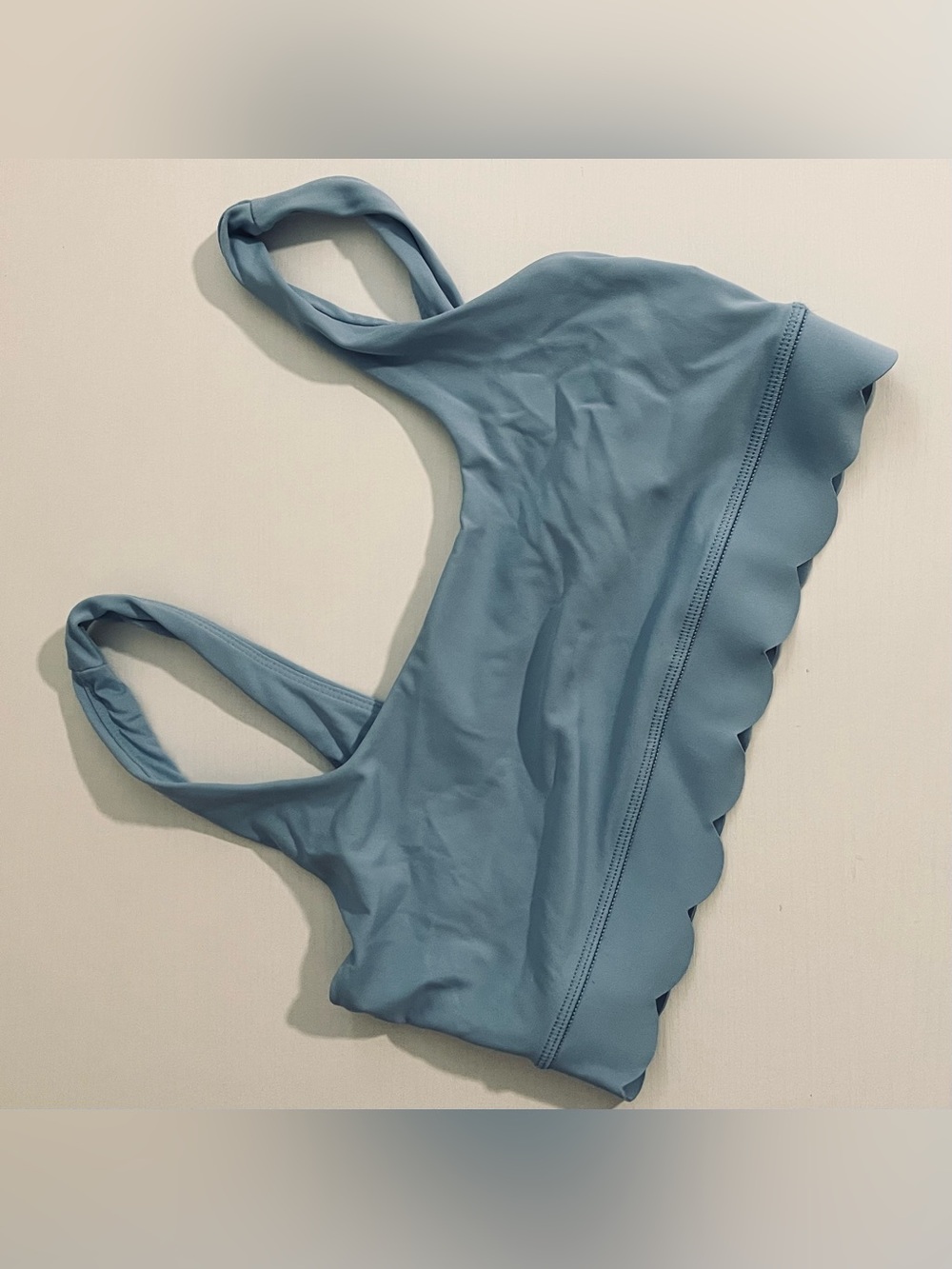 JoyLab Light Blue Active Scalloped Workout Top & Shorts Set Size Small - Picture 2 of 4